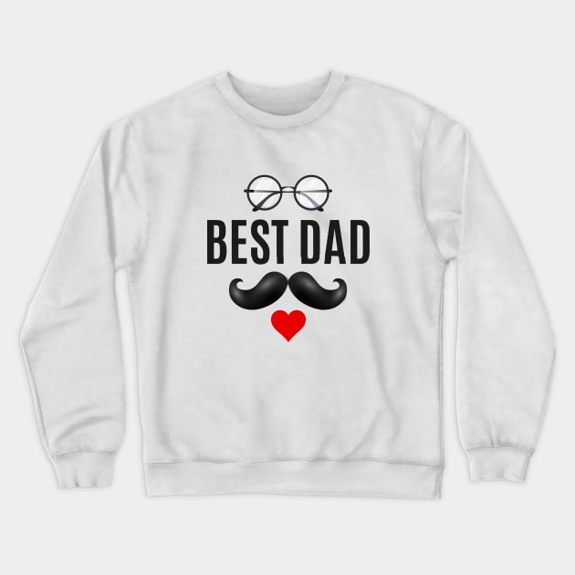 best dad fathers day gift 2020 Crewneck Sweatshirt by Ichoustore